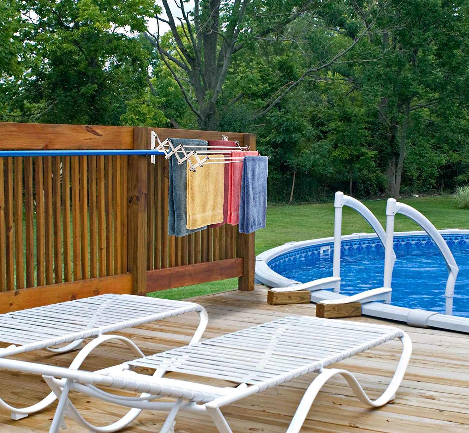 Pvc Pool Deck Towel Storage Deck Spa Towel Storage Outsunny