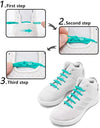 Silicone No Tie Elastic Shoe Laces for Kids and Adults,Best for Sneaker
