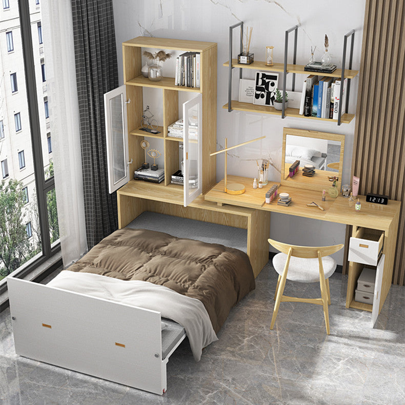 Murphy Cabinet Bed with Multi Function Desk – SPS FURNTIURE