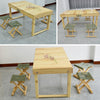 folding table with 4 stools