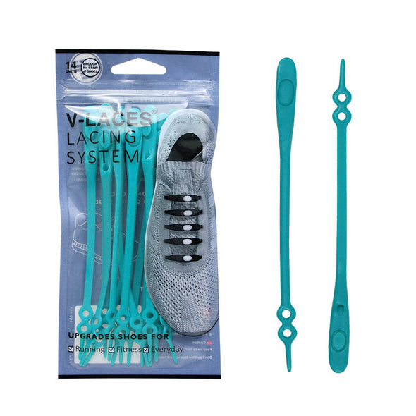Silicone No Tie Elastic Shoe Laces for Kids and Adults,Best for Sneaker