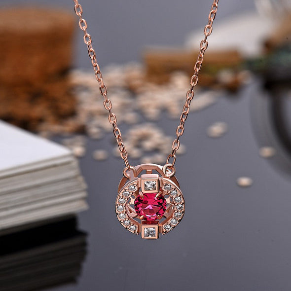Jumping Crystal Necklace for Women