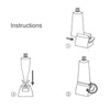 Toothpaste Tube Squeezer 2PACKS(white and red)