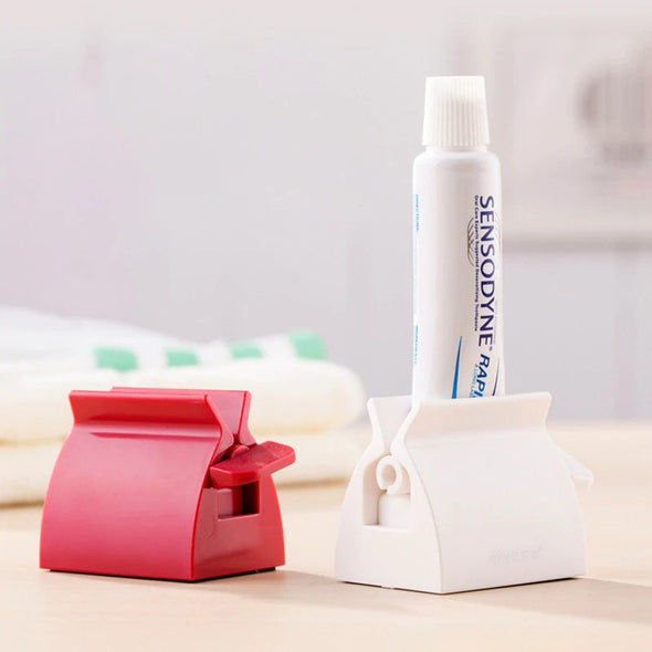 Toothpaste Tube Squeezer 2PACKS(white and red)