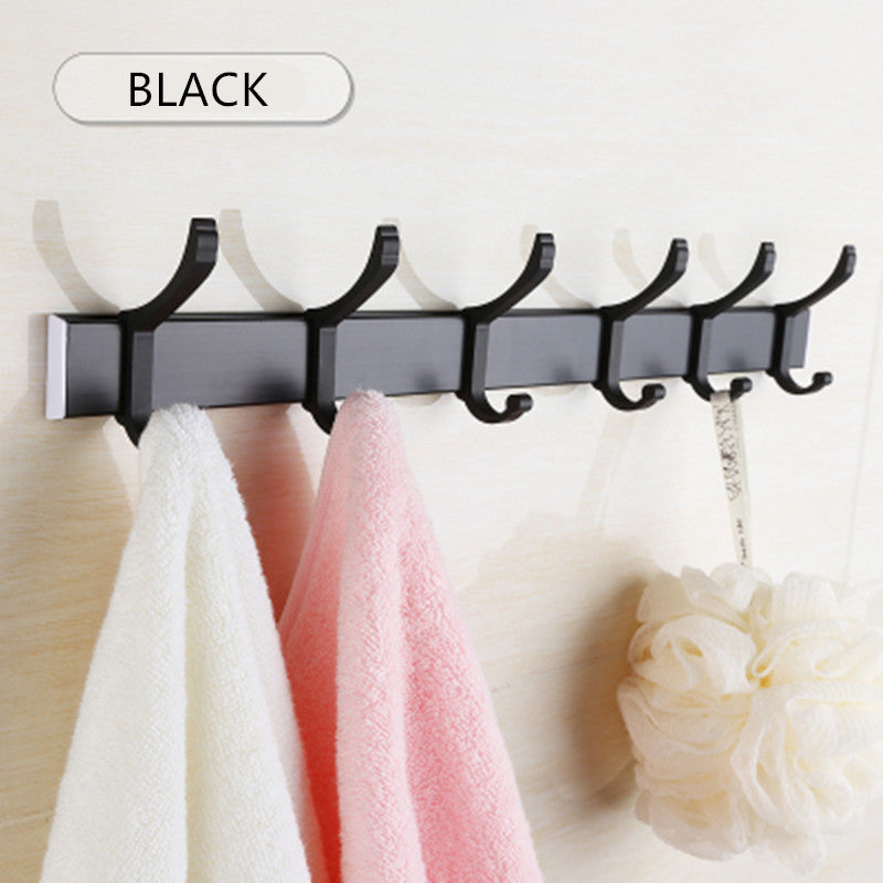 Attachable Coat Rack Wall Mounted Aluminum Adjustable Coat Rack with 6 Double Hooks – SPS ...