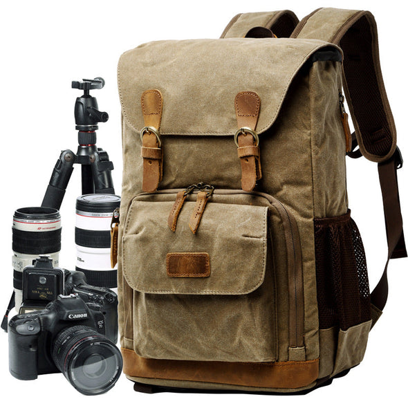 Canvas Waterproof Photography Bag for Nikon/Canon/ Sony/Fujifilm