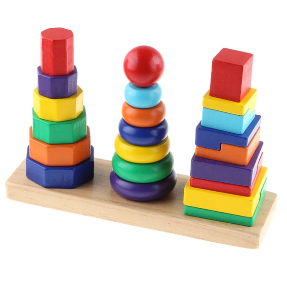 Geometric Stacker Toy