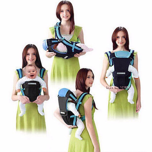 0-30 Months Breathable Front Facing Baby Carrier 4 in 1 Infant Comfortable Sling Backpack