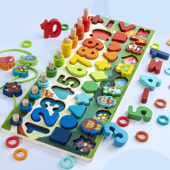Educational Wooden Toys for Age 3 4 5 Year olds Kids