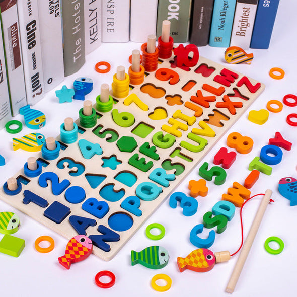 Educational Wooden Toys for Age 3 4 5 Year olds Kids