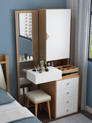 Nordic Dressing Table with Full Body Mirror And Drawers Nordic Dressing Table with Full Body Mirror And Drawers