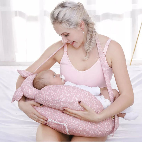 Multifunction Breast Feeding Pillows with Detachable Headrest & Backrest