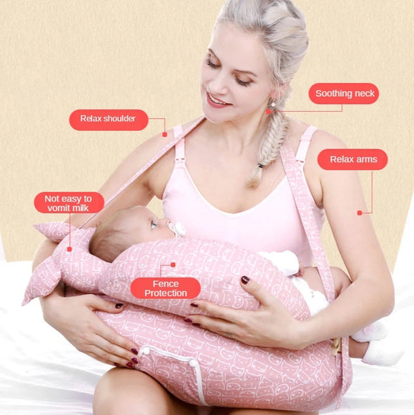 Multifunction Breast Feeding Pillows with Detachable Headrest & Backrest