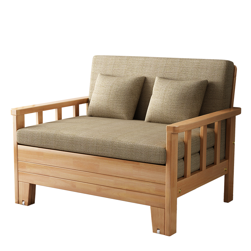 wood sofa bed foldable multifunctional SPS FURNTIURE