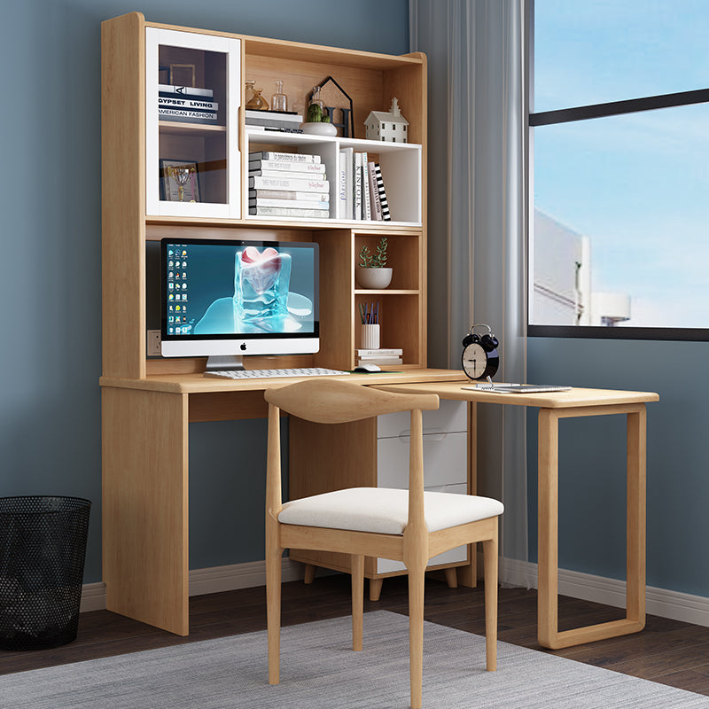Space Saving Work Station with Shelf and Rotating Desk – SPS FURNTIURE