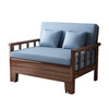wood sofa bed foldable multifunctional 
