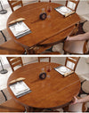 solid wood dining table set for 6