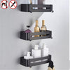 Heavy Duty Multifunction Aluminum  Square Storage Shelf with Hooks