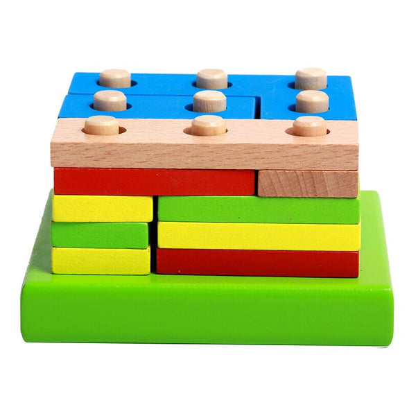 Wooden Geometric Sorting Board Educational Toy