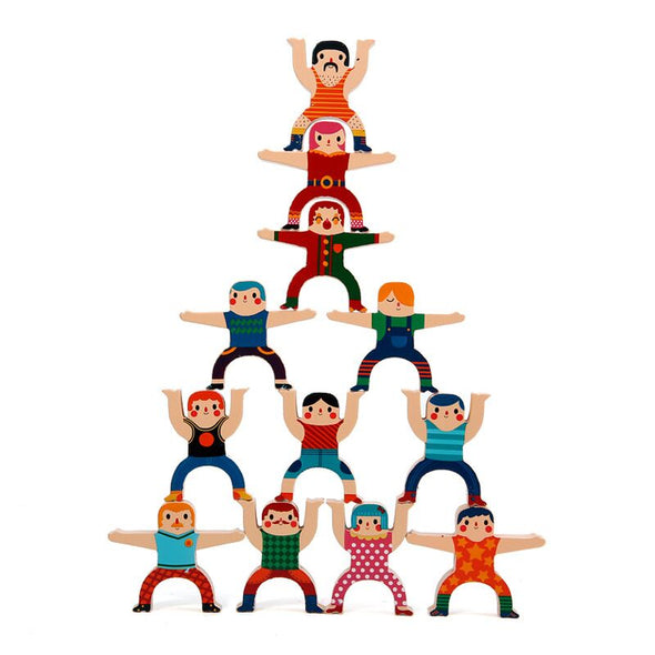Wooden Stacking Hercules Balance Building Blocks Toys