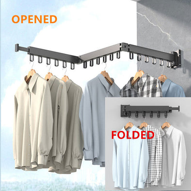 wall clothes drying rack