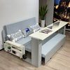 sofa bed with folding work desk