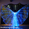 Belly Dance LED Angel Isis Wings with Flexible Sticks-For Adults