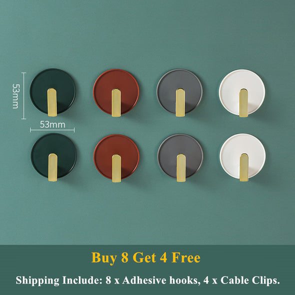 Light Luxury Heavy Duty  Decorative Hooks and Clips