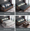 sofa bed with liftable coffee table