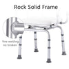 360 Degree Rotating Heavy Load Shower Stool with Arms and Back