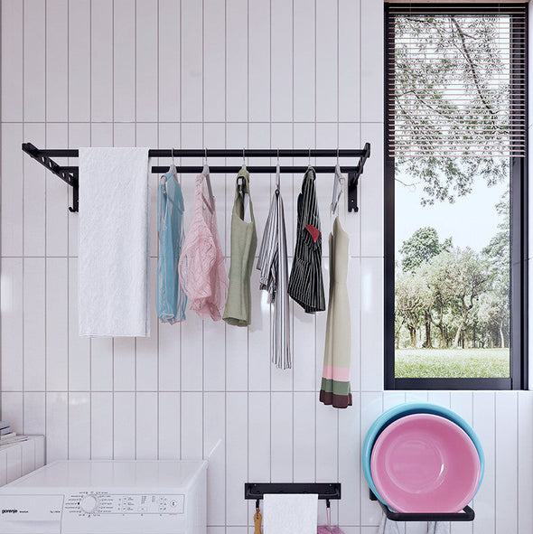 clothes drying rack wall mounted