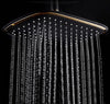 Luxury Bronze Brass 4 Gear Mixer Rainfall Shower System