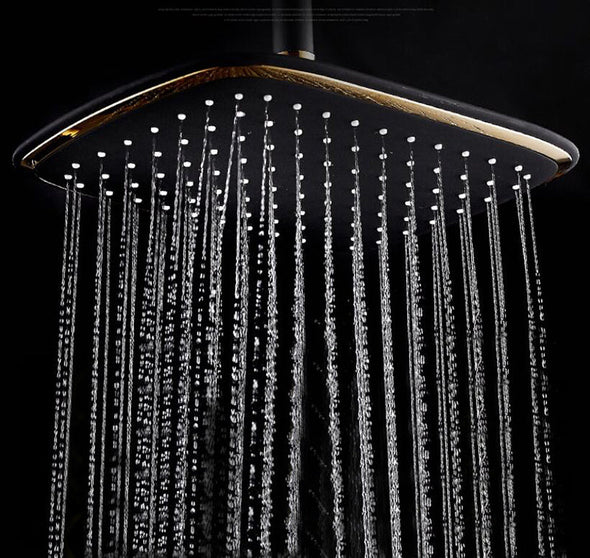 Luxury Bronze Brass 4 Gear Mixer Rainfall Shower System