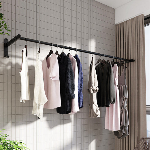 clothes hanger rack wall mounted