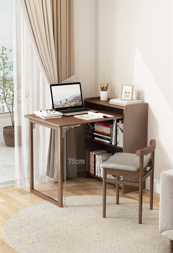 Space Saver Foldable Computer Writing Table With Book Shelf – SPS FURNTIURE