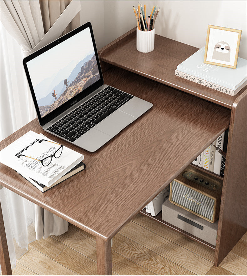 Space Saver Foldable Computer Writing Table With Book Shelf – SPS FURNTIURE