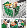 Reusable Shopping Bag Clips to Shopping Cart