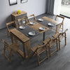 extendable dining table with sideboard