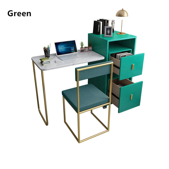 2022 New Arrival Space Saving Small Desk with Invisible Chair