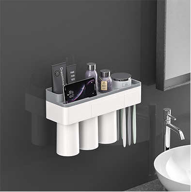 Magnetic Adsorption Toothbrush Holder,