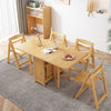 double drop leaf dining table-fully opened