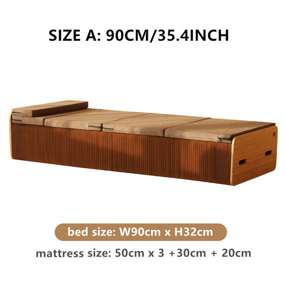 Extendable Paper Bed with Folding Mattress