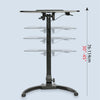 Height Adjustable Foldable Mobile Standing Desk