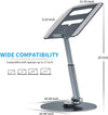 Latest Height Adjustable Aluminum Laptop Riser with 360 Rotating Base