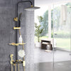black gold shower system