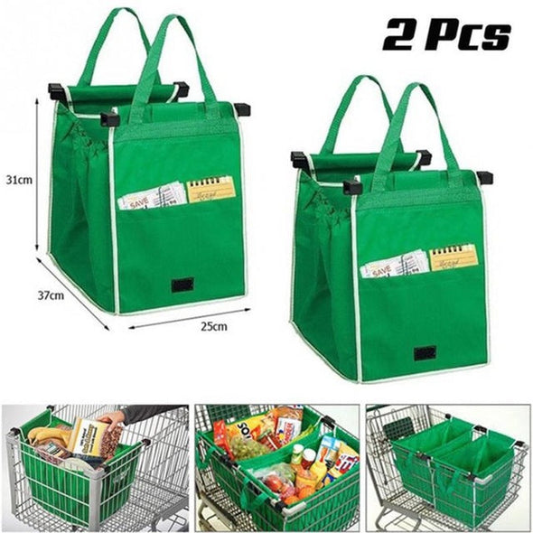 Reusable  Shopping Bag Clips to Shopping Cart -2 pieces
