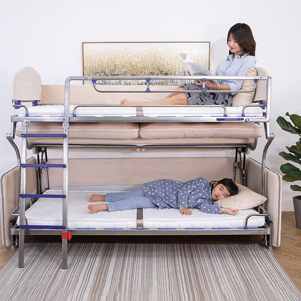 Completely Collapsible Foldable Bunk Sofa Bed