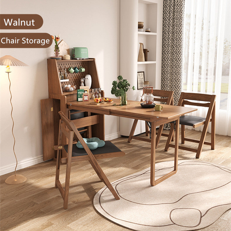 Spreadable Table Foldable and Expandable Dining Table with Peg Board – SPS FURNTIURE