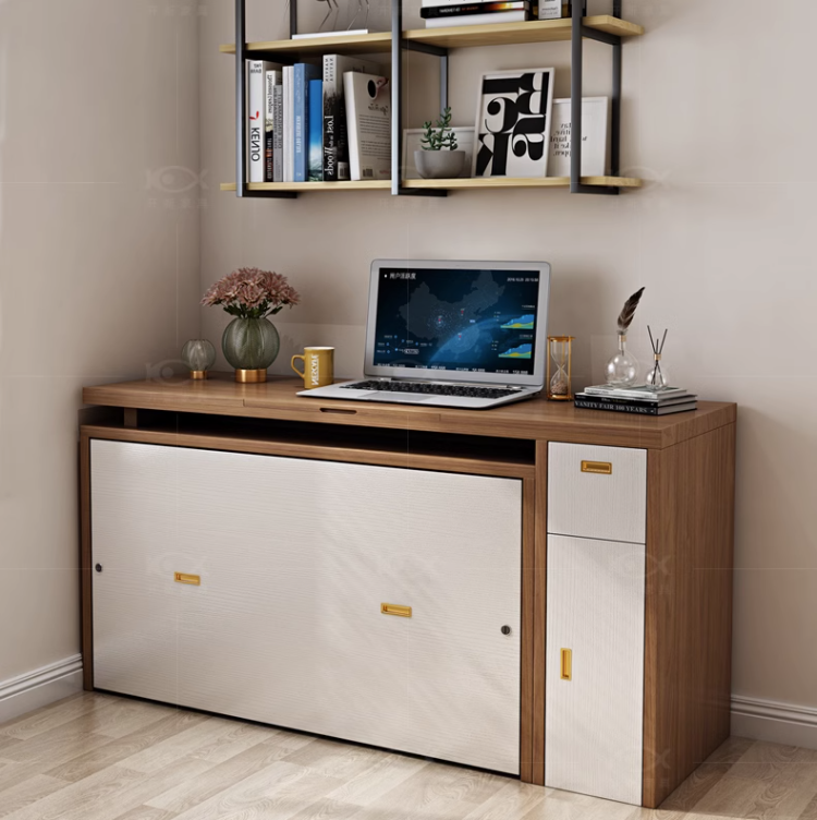 Murphy Cabinet Bed with Multi Function Desk – SPS FURNTIURE