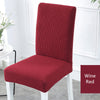 wine red chair slipcover